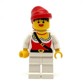 LEGO pi058 - Pirate (Female, White Legs, Red Bandana)